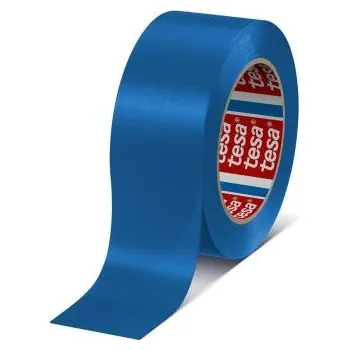 Lepicí páska Podlahová páska Akrylát, Modrá Měkčené PVC 50mm, délka: 33m 4169 Tesa