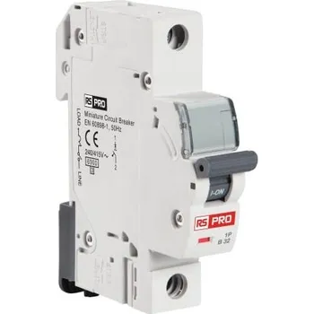 Jistič MCB 1P 6A vypínací výkon 6 kA, charakteristika: vypínací charakteristiky Typ B