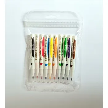 Fixy/Popisovače na dorty, potravinářské, 10 kusů, oboustranné