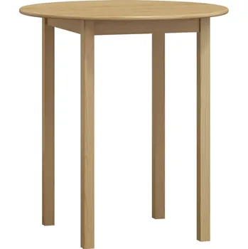 Jídelní stůl ImportWorld Stůl kruhový Pavel - průměr 60 cm (Barva dřeva: Ořech)