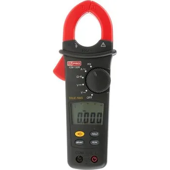 Multimetr Klešťový měřicí přístroj 600A ac 600V ac 600V dc 400Ω CAT III 600 V LCD RS PRO ICM135R