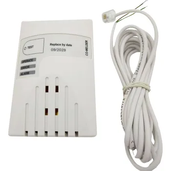 Detektor CO Schabus Kohlenmonoxid GX-CO-12 Gasmelder, GX-CO12 detektor oxidu uhelnatého 230 V, detekce oxidu uhelnatého (CO)