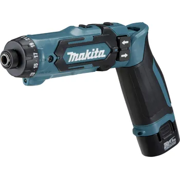 Makita DF012DSE aku šroubovák, 7.2 V, 1.5 Ah Li-Ion vč. 2x aku, vč. nabíječky, kufřík, DF012DSE