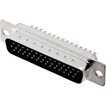 Redukce encitech HDS-44-M-T-B-S 2101-0300-03 D-SUB kolíková lišta 180 ° Pólů: 44 pájecí kalíšek 1 ks Tray