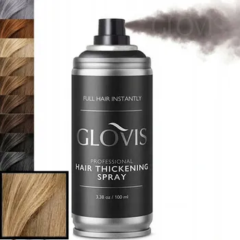 Vlasová regenerace Glovis Zahušťovač vlasů střední blond 100 ml - mikrovlákna pro zahuštění vlasů