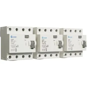 Jistič Jistič zbytkového proudu 4pólový Typ A 80A 100mA Europa EUR1 230V