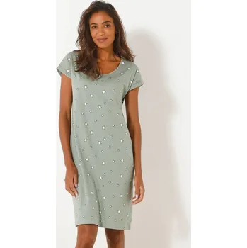 Dámská noční košile Sada 2 nočních košil s potiskem The silent night khaki/růžová 46/48