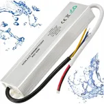 LED zdroj vodotěsný 5A 60W 12V IP67