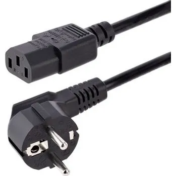Napájecí kabel Napájecí kabel 1 m, Černá, A: CEE 7/7, B: IEC C13 Polyvinylchlorid, 250 V StarTech.com