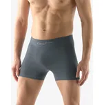 GINA 54004P Boxerky delší nohavička Barva: tm. šedá, Velikost: M/L