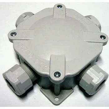 Elektroinstalační krabice Krabicová rozvodka (acidur) 6455-26 IP 66