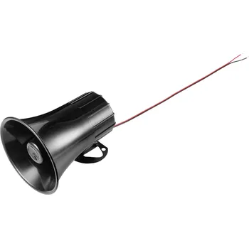 Poplachová siréna TRU COMPONENTS TC-10475812 siréna Hlučnost: 105 dB 15 W Napětí: 12 V/DC siréna 1 ks