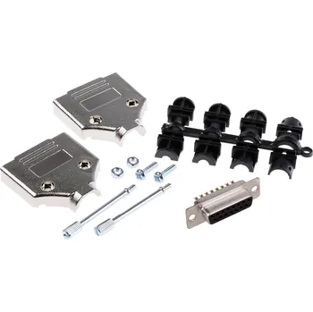 MH Connectors MHDTPK15-DM15S-K sada D-SUB zásuvková lišta 180 ° Pólů: 15 pájecí kalíšek 1 ks