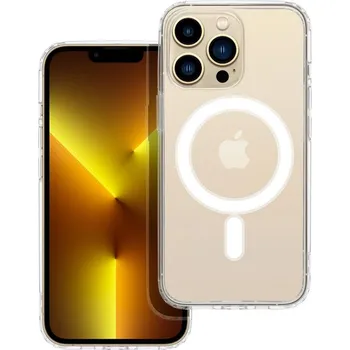 Náhradní kryt pro mobilní telefon Kryt Clear Mag Cover Case s Magsafe iPhone 13 Pro Průsvitný