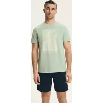 Pánské pyžamo Pyžamo Henderson 44503 Brook kr/r M-3XL zelená XXL