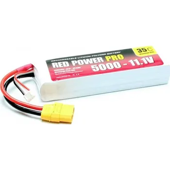 RC vybavení Red Power 19128 akupack Li-Pol (modelářství), 11.1 V, 5000 mAh, 35 C, Softcase, XT90