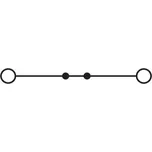 Phoenix Contact 3209512 průchodková svorka 5.2 mm pružinová svorka červená 50 ks