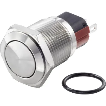 TRU COMPONENTS TC-GQ16-KF-11Z/J/S, TC-7494716 tlačítko antivandal, 16 mm, 48 V/DC, 2 A, 1 ks