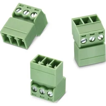 Elektrický konektor Svorkovnice PCB, řada: WR-TBL, rozteč: 3.81mm, počet řad: 1, počet kontaktů: 3, orientace těla: Svislý, Povrchová montáž