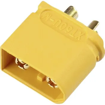 RC vybavení Reely 1619404 zásuvkový konektor k propojení akumulátoru a regulátoru RC modelu XT60U pozlacené 1 ks