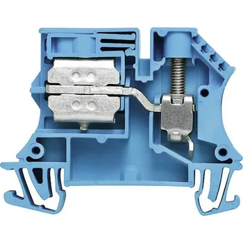 Oddělovací řadové svorky pro nulový vodič WNT Weidmüller WNT 35N 10X3, modrá, 1 ks