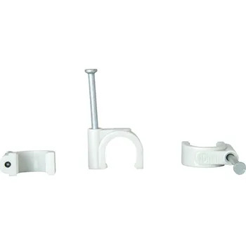 Stahovací páska Kopp 342704080 hřebíkové příchytky 342704080 Průměr kabelového svazku (rozsah) 7 do 10 mm šedá 50 ks