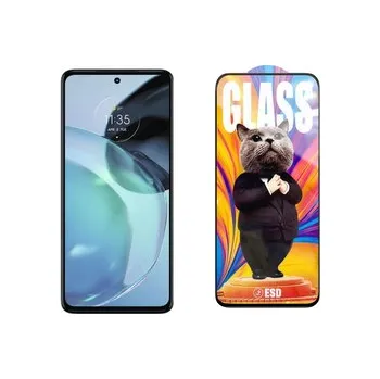 3D Ochranné tvrzené sklo na Motorola Moto G72 - Mr. Cat ESD
