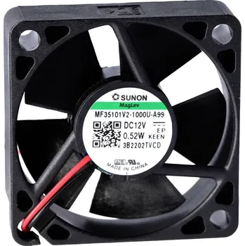 Průmyslový ventilátor Sunon MF35101V2-1000U-A99 axiální ventilátor, 12 V/DC, 11.04 m³/h, (d x š x v) 10 x 35 x 35 mm, MF35101V2-1000U-A99