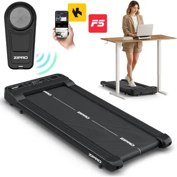 Kardio stroj ZIPRO Chodicí pás Catwalk 6 km/h Bluetooth FitShow NO SIZE ČERNÁ
