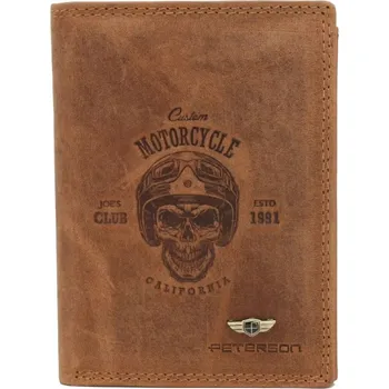 Peněženka Peterson Pánská peněženka v dárkové krabici - PTN N4C-CHM-03 COGNA RFID