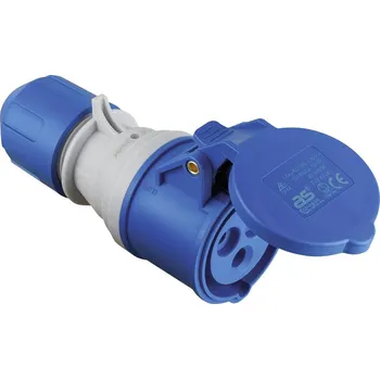AS Schwabe powerlight CEE Kupplung 61487 CEE propojka, 16 A, 3pólový, 230 V, 1 ks