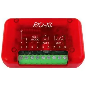 RX2KIT - sada dvoukanálový přijímač a 2 ks ovladačů T4