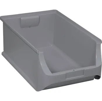 Úložný box Plastový box na drobný materiál, stohovatelný Allit LE-POEV 125KA-SG-FA, (d x š x v) 500 x 310 x 200 mm, šedá