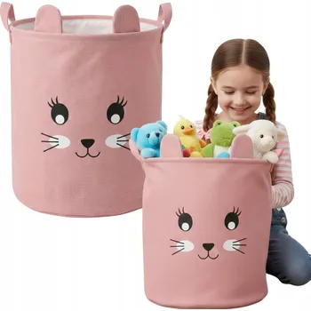 Úložný box Úložný box na hračky a kostky se stahovací šňůrkou, velký XXL, organizér, kontejner