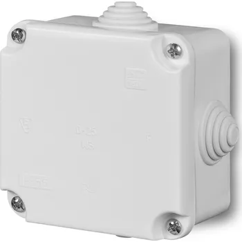 Elektroinstalační krabice Hermetická elektroinstalační krabice na stěnu Elektro-Plast 88 x 88 x 60 mm