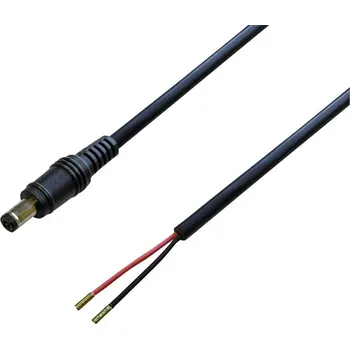 BKL Electronic 076101 DC konektor Dutá DC zástrčka - Kabelové dutinky 2 m 1 ks