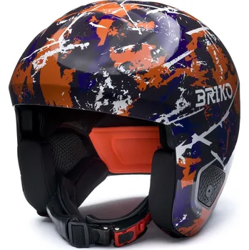 BRIKO Lyžařská helma VULCANO 2.0 GRAPHIK L/61cm VÍCEBAREVNÁ|ČERNÁ|ČERVENÁ