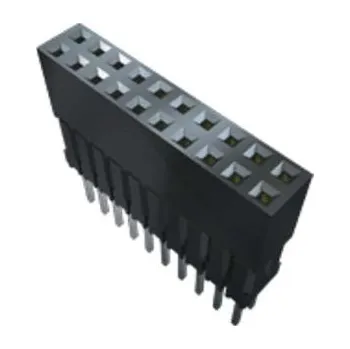Elektrický konektor Patice PCB, řada: ESQ, rozteč: 2.54mm, počet kontaktů: 6, počet řad: 1, Průchozí otvor PCB Socket Samtec