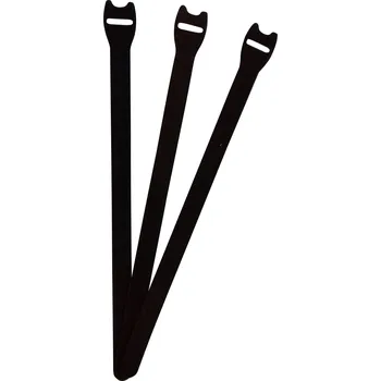 Zip FASTECH® E1-4-330-B100 kabelový manažer na suchý zip ke spojování háčková a flaušová část (d x š) 304 mm x 16 mm černá 1 ks