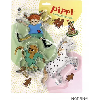 nádobí do dětské kuchyňky Vykrajovátka na sušenky Pipi Dlouhá Punčocha, sada, kuchyňské doplňky, pro děti