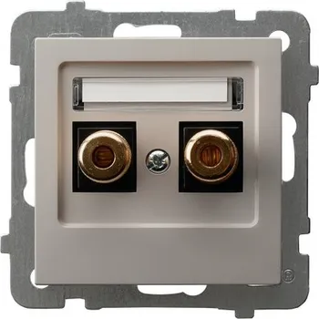 Elektrická zásuvka USB zásuvka do zdi Ospel béžová