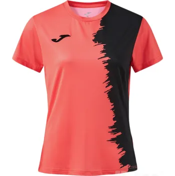 Míčový sport Dámský dres JOMA PICASHO CITY, barva zářivě oranžová - černá, velikost 2XL