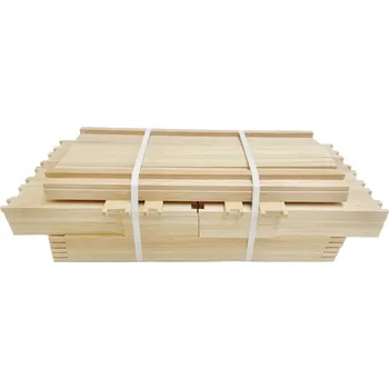 Rámkový přířez 42×27,5 Hoffman vrtaný Optimal (50 ks) - Borovice vejmutovka