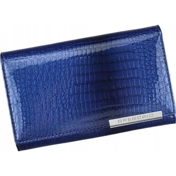 Peněženka Dámská peněženka Gregorio z přírodní kůže modrá Gregorio GF101