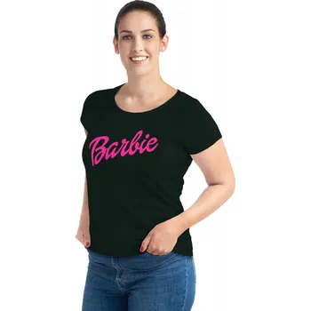 Dámské tričko Dámské tričko Sladká Barbie černé barvy, velikost M