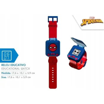 Hodinky Vzdělávací hodinky s hrami Spiderman SPD4753 / Kids Euroswan