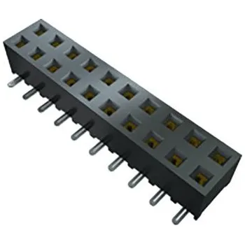 Elektrický konektor Patice PCB, řada: SMM, rozteč: 2mm, počet kontaktů: 10, počet řad: 2, Povrchová montáž Samtec