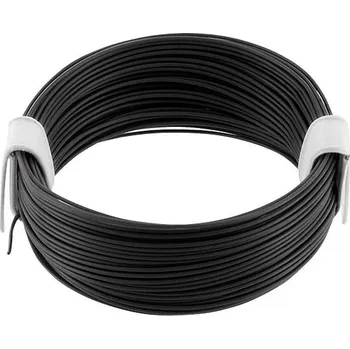 elektrický kabel econ connect KL004SW10 lanko/ licna, 1 x 0.04 mm², černá, 10 m