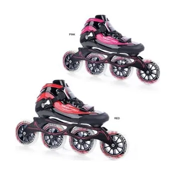 Kolečkové brusle TEMPISH GT 500/100 speed brusle Barva: red, Velikost: 41