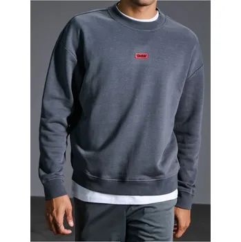 Pánská mikina Sinsay - Mikina - šedá - 9966I-85X - 9966I-85X-XS